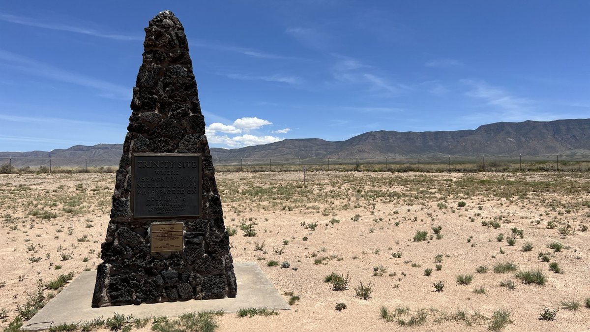 Trinity Site - New Mexico, where the first-ever nuclear bomb was detonated